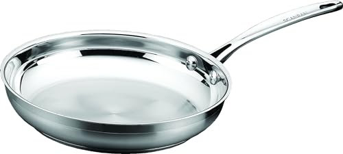 SCANPAN Impact Edelstahl-Bratpfanne Induction 20 cm | Tropffreier Rand | Bratpfanne mit bequemem Griff | Pfanne für alle Herdarten | Ofenfest