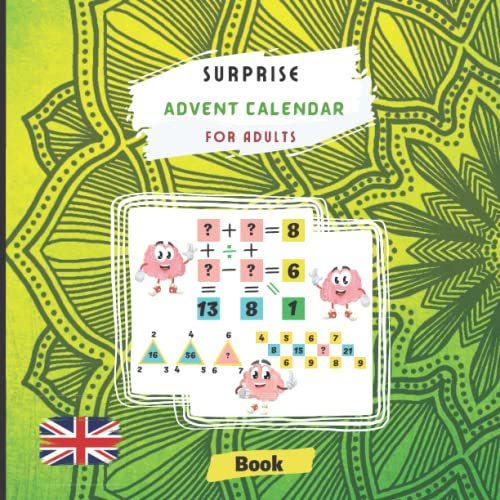 Surprise Advent Calendar for Adults: 30 challenges over 30 days | Adult Gift Book to fill, logic challenge to complete during a month, find the right ... puzzles | men, women, girl, boy, friends