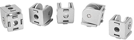 Glakyur 5Pcs Zinc Pivot Joint for Aluminum Extrusion 2020 Series, Flexible Pivot Joint for 2020 Aluminum