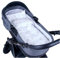 Babylux 2 TLG. Set Bezug für Kinderwagen Stubenwagen oder Wiege Garnitur Bettwäsche Kissen Decke 60 x 78 cm (131. Gänse)