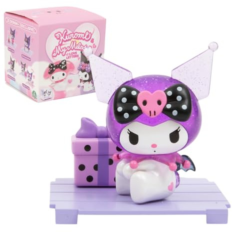 Hello Kitty - Kuromi e My Melody Blind Box Serie Love Letters, 1 Figura Pop a Sorpresa su 9, Unboxing ed Arrivo Casuale, Mini Box Trasparente 7x7cm, Collezionabile, Giochi Preziosi
