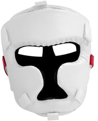 kowaku Protezione per La Testa da Boxe con Imbottitura Ergonomica, Materiale PU, Casco Traspirante per Allenamento di Arti Marziali, Adatto per Adulti, S