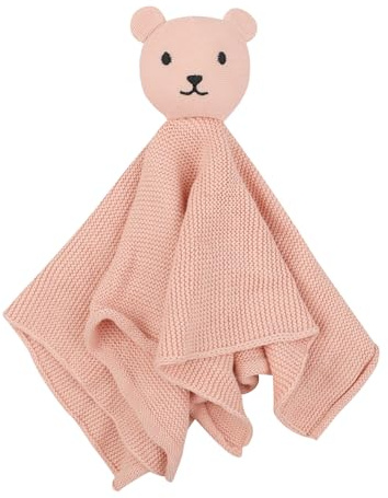 Coperta in cotone per bambini con orso carino coccole giocattolo lenitivo placare asciugamano per neonati trapunta in cotone