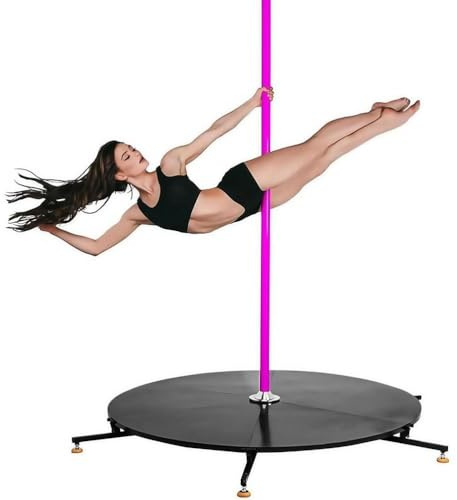 Dancing Pole, Professional Static Dance Pole Kit for Home Gym and Outdoor Performance, Removable 45mm Dance Pole for Club and Bar Use