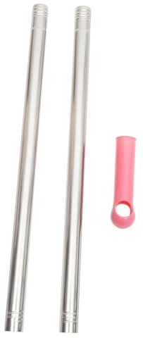 Hemobllo Mango para Limpieza de Suelos de Acero Inoxidable 19 MM, Palo de Escoba Resistente para Uso Doméstico y Profesional Color Aleatorio