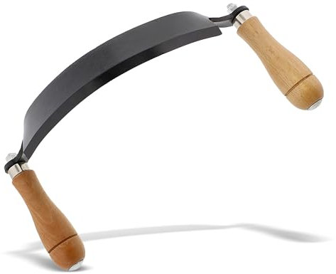 Felled Draw Shave Knife – 8in Curved Draw Knife Curved Draw Shave Tool Woodworking Debarking Hand Tool