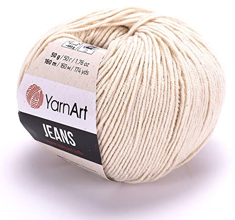 YarnArt Jeans Garn Baumwollgarn Amigurumi Babygarn Wolle 50g Yarn Art 160m/50g Yarnarts (05)