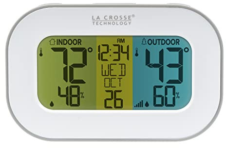 La Crosse Technology 308-148 Wireless Temperature Station with Tri-Color LCD