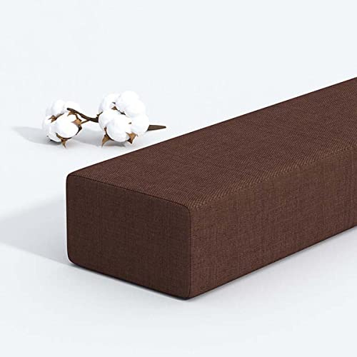 Relleno de hueco de cama larga de tamaño personalizado, cierra el hueco entre la cabecera y la pared o el piecero para cama individual/doble/king, soporte de colchón rectangular, cojín cilíndrico