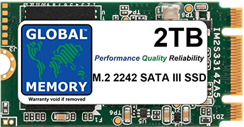 GLOBAL MEMORY 2TB M.2 2242 NGFF SATA 3 SOLID STATE DRIVE (SSD) FOR LAPTOPS/DESKTOP PCs/SERVERS/WORKSTATIONS/MOTHERBOARDS