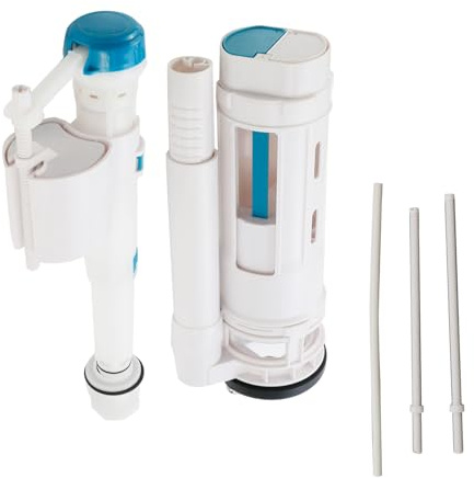 Mewutal 1 Set of Adjustable Toilet Fill Valve 20cm/9.84 Height 2 Diameter Toilet Dual Flush Valve Height Adjustable Toilet Double Flush Fittings for Toilet Tank