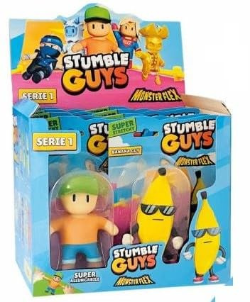 Bizak Monsterflex Stumple Guys - Bambola estensibile ed elastica, spedizione casuale, personaggio sorpresa, confezione sorpresa, per adulti fan collezionisti e bambini dai 6 anni, 1 pezzo