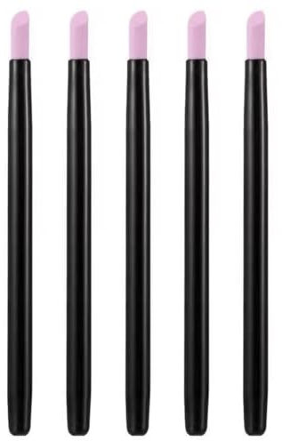 UEAVOID 5er-Pack Doppelköpfiges Nagelhautfeile Stein, Quarz Stift, Nagelfeile Stein, Quarzstein Nagelfeile, Nagelhautschieber, Nagel Schleifstift, Stein Nagelfeile Stift, Nagelschleifstifte