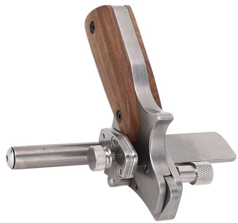Máquina Cortadora De Tiras De Cuero, Herramienta De Corte De Tiras De Cuero De Acero Inoxidable 304, Cortador De Tiras De Cuero Manual Ajustable De 10-60 Mm, Doble Escala Y Resorte De Rodillo