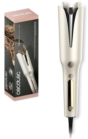 Cecotec Arricciacapelli Automatico con Plasma SurfCare Magic Waves Plasma. Barrel 32 mm, Ceramica, 160-210°C, Rotazione, Memoria, Riscaldamento Rapido, Ricci Senza Sforzo