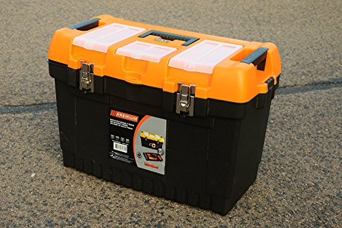 22 JUMBO Werkzeugkoffer Leer Werkzeugkasten Werkzeugkiste Werkzeug Box Kunststoff Kiste - B/L/H - 31CM/57CM/27CM