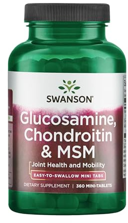 Glucosamine, Chondroïtine & MSM – 360 mini-comprimés