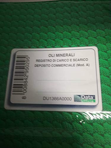 REGISTRO DI CARICO/SCARICO OLI MINERALI - DEPOSITO COMMERCIALE MOD. A