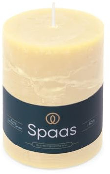 Spaas Rustikale Stumpenkerze 80/110 mm 65St. - elfenbein