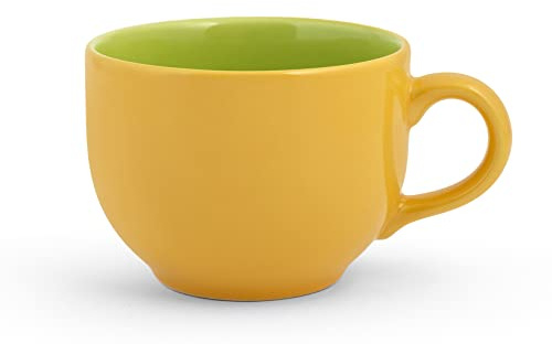 H&h tazza jumbo papaya in stoneware cl74