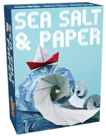 Asmodee - Sea, Salt & Paper - Jeu de Société Captivant Enfants dès 8 Ans | Jeu de Cartes - pour Les Amateurs de Jeu Stratégiques - Partie de 30 Min - 2 à 4 Joueurs - Version Française - Bombyx