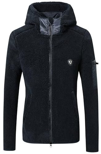 Covalliero Kinder Fleece Hoody Jacke Dark Navy H/W 24, Größe:128/134