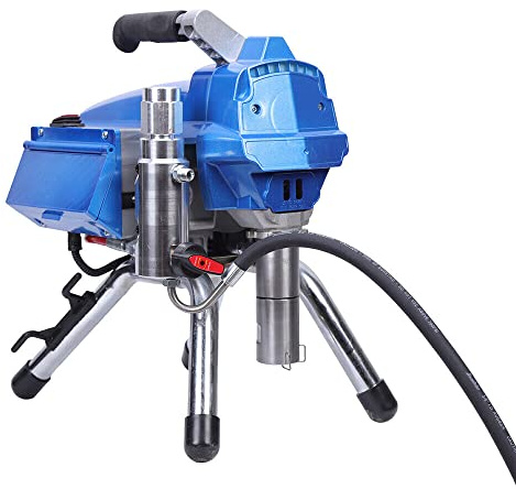 Pulvérisateur de peinture sans air 3000 W, haute pression, régulateur de pression, 220 V, 50 Hz, 2,7 l/min, peut être utilisé pour la peinture, la peinture au latex, la peinture de sol, bleu