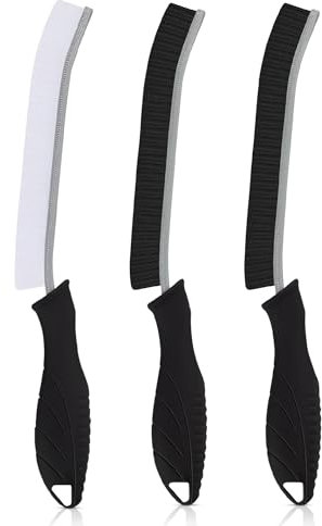 NOVANEST Pack 3 Cepillos Limpieza Hogar para Juntas y Baldosas | Cerdas Duras y Mango Ergonómico | Limpieza Profunda de Suciedad Incrustada | Ideal para Azulejos Baño, Cocina, Suelo y Ventanas