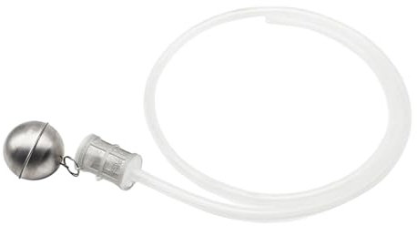 Milageto Sfera Galleggiante in Silicone per Fusto di Birra, Tubo in Metallo Elastico, Sfera Galleggiante Fatta in casa per Accessori per fermentatori Conici, Filtro a