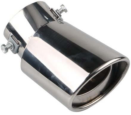 QYETRGF Terminale di Scarico per Suzuki S-Cross 2014-2025 2026, Tubo di Scarico Posteriore Silenziatore Terminale in Acciaio Inossidabile Finiture Cromate,A