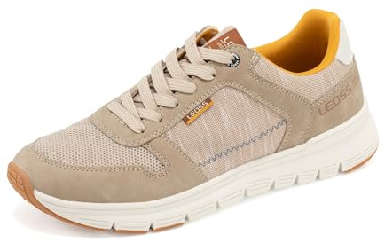 LEOSS ORIGINAL Basket Original Homme Chaussures De Course Homme Ultralégères Confortables Respirantes Antidérapantes Faciles À Nettoyer Minimalistes (Kaki, 43 EU, MLE250483-8)