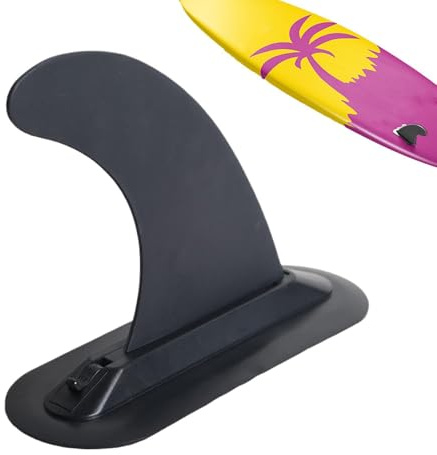 Paddle Board Fin - Surfboard Fin – Slitstark Nylon 27,6x9,6cm | Up Quick Release Paddleboard Rodder | Löstagbar Universal Vattenavdelare Styrplatta För Sea Lake River Och Pool Användning