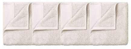 Blomus Riva 69130 Guest Hand Towels/Washcloths Moonbeam Set of 4