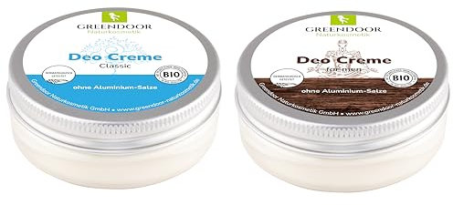 GREENDOOR Partner Set, Sparset Creme Classic und Men, 24 Stunden Wirksam, Natürlich Ohne Aluminium Alkohol Tierversuche Silikone Parabene, Dermatest Hautverträglich, Naturkosmetik