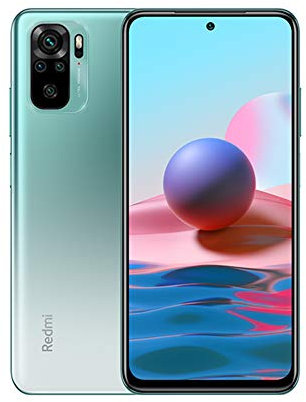 XIAOMI Redmi Note 10 Smartphone RAM 4GB ROM 64GB 6.43 AMOLED DotDisplay 5000mAh (typ) Batterie 33W Schnellladung 48MP Wide-Angle Kamera Grün [Globale Version]