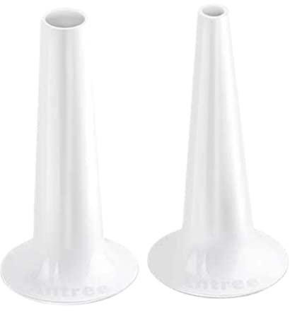 NIDONE Kit para Rellenar Salchichas Tubos para Rellenar compatibles con el Accesorio de plástico de picadora de Alimentos, más el Anillo de retención, Tubo Blanco de picadora de Carne