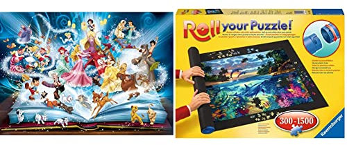 Ravensburger Puzzle 16318 - Disney´s magisches Märchenbuch - 1500 Teile Puzzle für Erwachsene und Kinder ab 14 Jahren, Disney Puzzle & - Puzzlematte für Puzzles mit bis zu 300-1500 Teilen