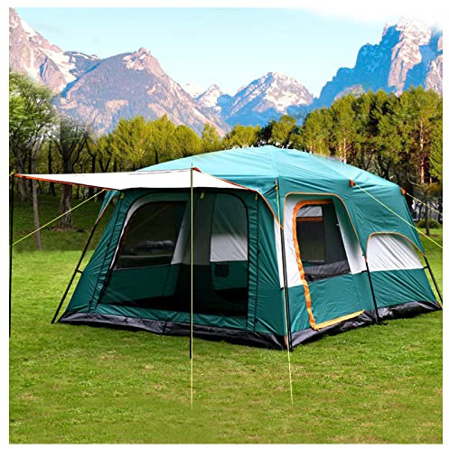 Tienda de campaña Tipo Tipi para Acampar de 5 a 8 Personas, Dos Habitaciones y una Sala de Estar, Tienda de campaña con Marco de ventilación, Tienda de campaña Familiar Resistente de Primera Calidad,