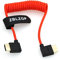 ZBLZGP 8K HDMI Cable for Deep Sea ROV 8K Monitoring Oceaneering Underwater,RED Scarlet-W,Canon EOS M6 Camera, Canon XF405 Camcorder,Left and Right Bend,HDMI, Red Braided