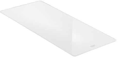 GROHE Glasschneidebrett (Material: Glas, bruchsicher, 490 x 240 x 19mm, L-Size), weiß, 40787L00