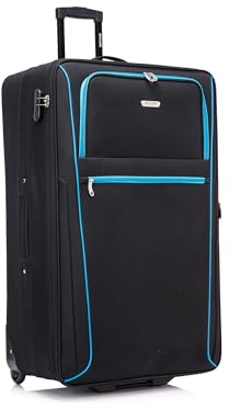 Extra Large Suitcase 32 Super Lightweight Luggage Integrated Combination Lock 20% Expandable 2 Wheel Soft Shell Check in Hold Luggage for 30kg