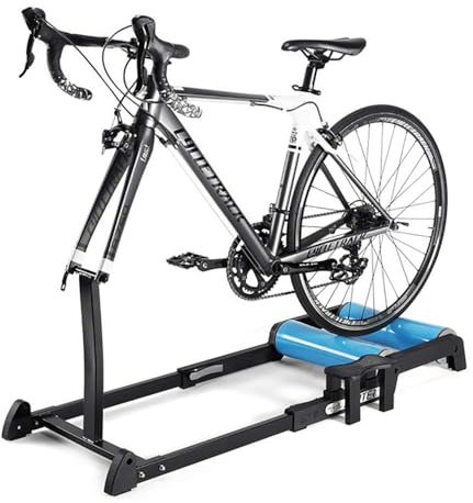 Bike Trainer Stand Indoor Bike Trainers Stand, Foldable Bike Trainer Road Bicycle Indoor Cycling Roller Trainer Indoor Stationary Exercise Stand Platform