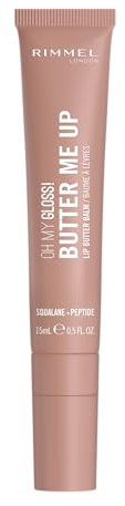 Rimmel London | Oh My Gloss Butter Me Up | Bálsamo Labial | Tono Latte Delight 001 | 15ml