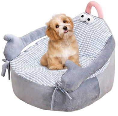 Dog Couch Bed, Pet Sofa Bed for Small Dogs - Cuddly Sleeping Place Warming Nest Furniture for Living Room Bedroom