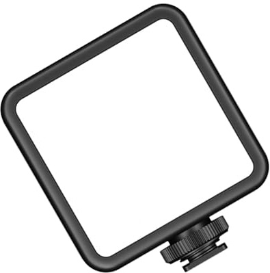 Luz de video LED portátil de 3000 mAh, cámara de fotografía portátil de 3000 K-6000 K, zapata fría para cámara réflex digital, videocámara, vlog, panel de luz de fotografía profesional