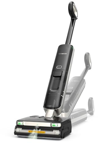 Tineco FLOOR ONE S9 Master Lavapavimenti aspirapolvere senza fili, pulizia ad acqua calda, corpo ultrasottile da 9,9 cm, aspirazione da 23000Pa, sistema autopulente Flashdry