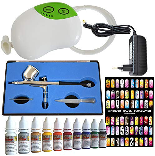 AMUR KIT AEROGRAPHE KIT COMPRESSEUR Airbrush COMPRESSEUR Set Carry III AEROGRAPHE KIT Mini KIT Complet de COMPRESSEUR AEROGRAPHE AEROGRAPHE Maquette AEROGRAPHE