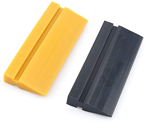 Ewrap Mini Water Wiper Window Glass Squeegee - Rubber Vinyl Film Applicator for Home Mirror Window Cleaning