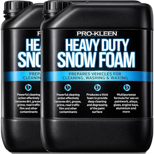 Pro-Kleen Heavy Duty Snow Foam Shampoo Super Thick Foam for Large Vehicles and Cars (10 Litres)