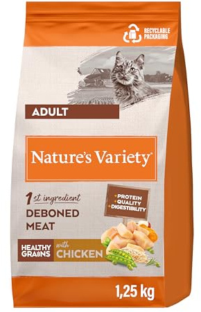 Nature's Variety Healthy Grains Pienso para Gatos Adultos con Pollo - 1,25kg